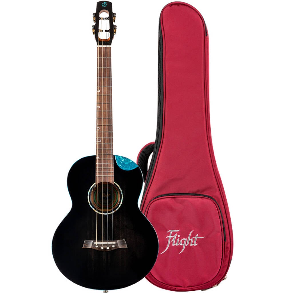 Nighthawk Baritone Electro Ukulele - Black